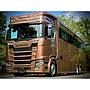 New build Scania Premium Luxury 26-tonne EQ-built horsebox. 5 stall / 6 berth