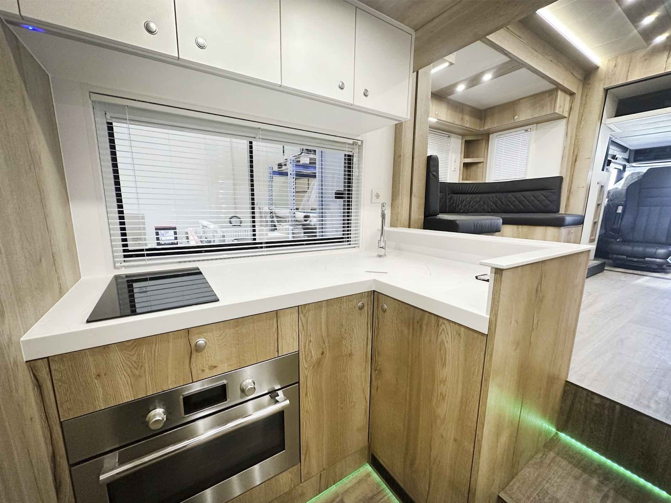 New build LHD Scania S460 Premium Luxury 26-tonne EQ-built horsebox. 4 stall / 6 berth