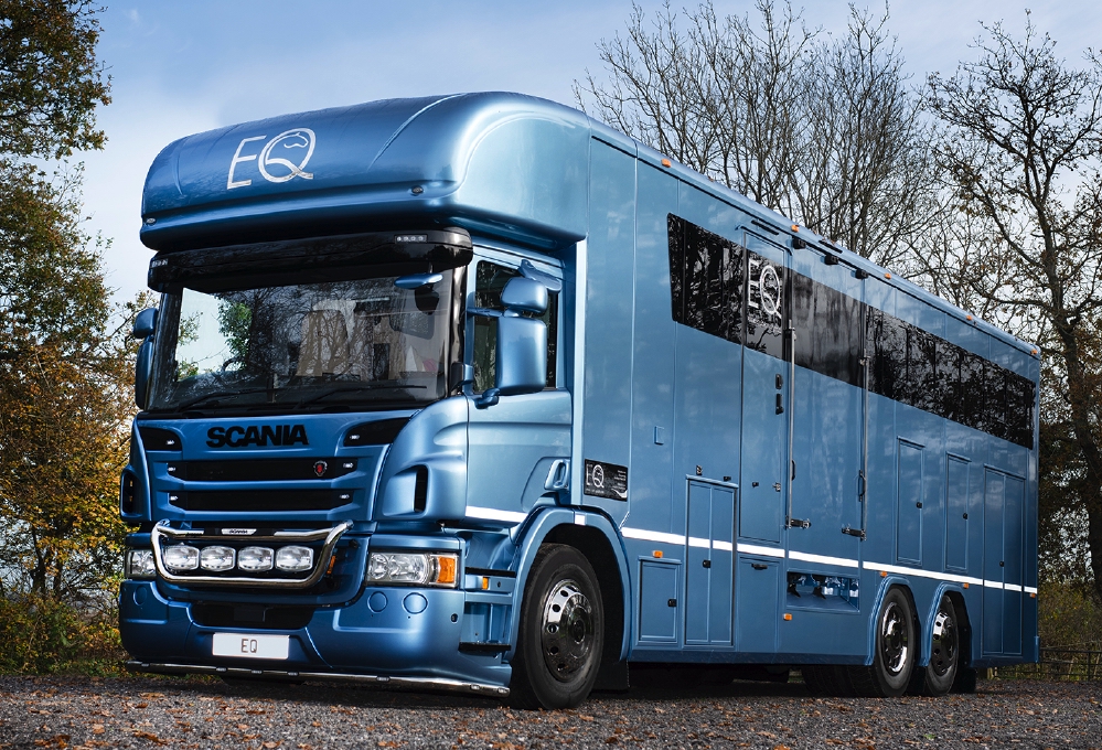 New build 26-tonne Scania EQ-built Luxury Work Truck. 8 stall / 4 berth