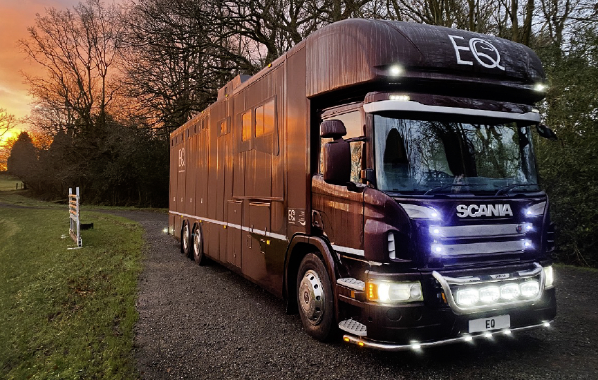 In-build 26-tonne Scania EQ-built Luxury Work Truck. 8 stall / 4 berth
